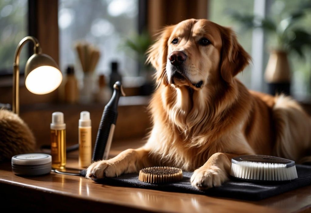 golden retriever grooming by pros vs home care