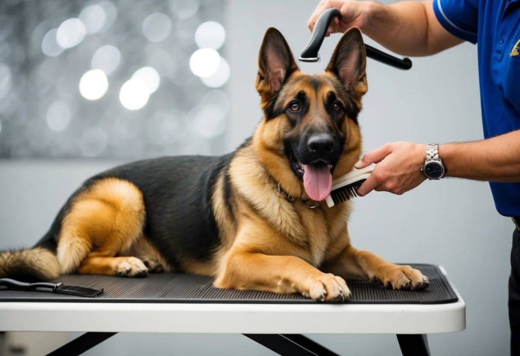 german shepherd grooming