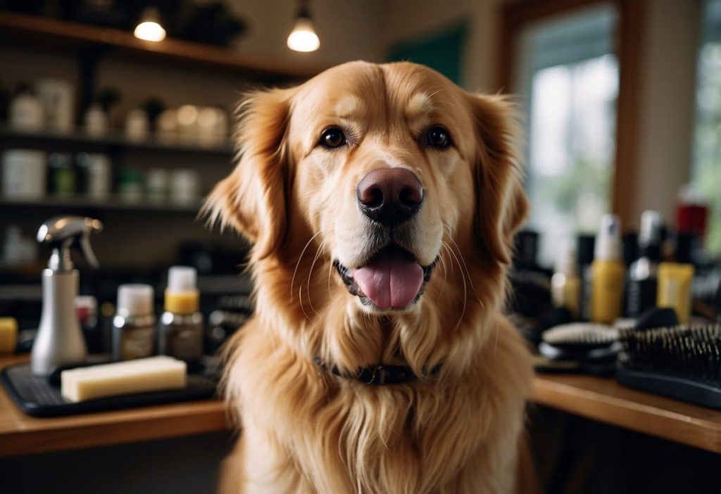 how to cut golden retriever hair
