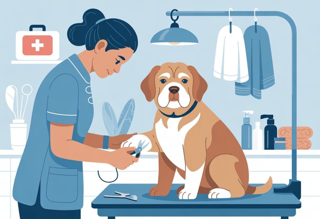 dog grooming for senior dogs