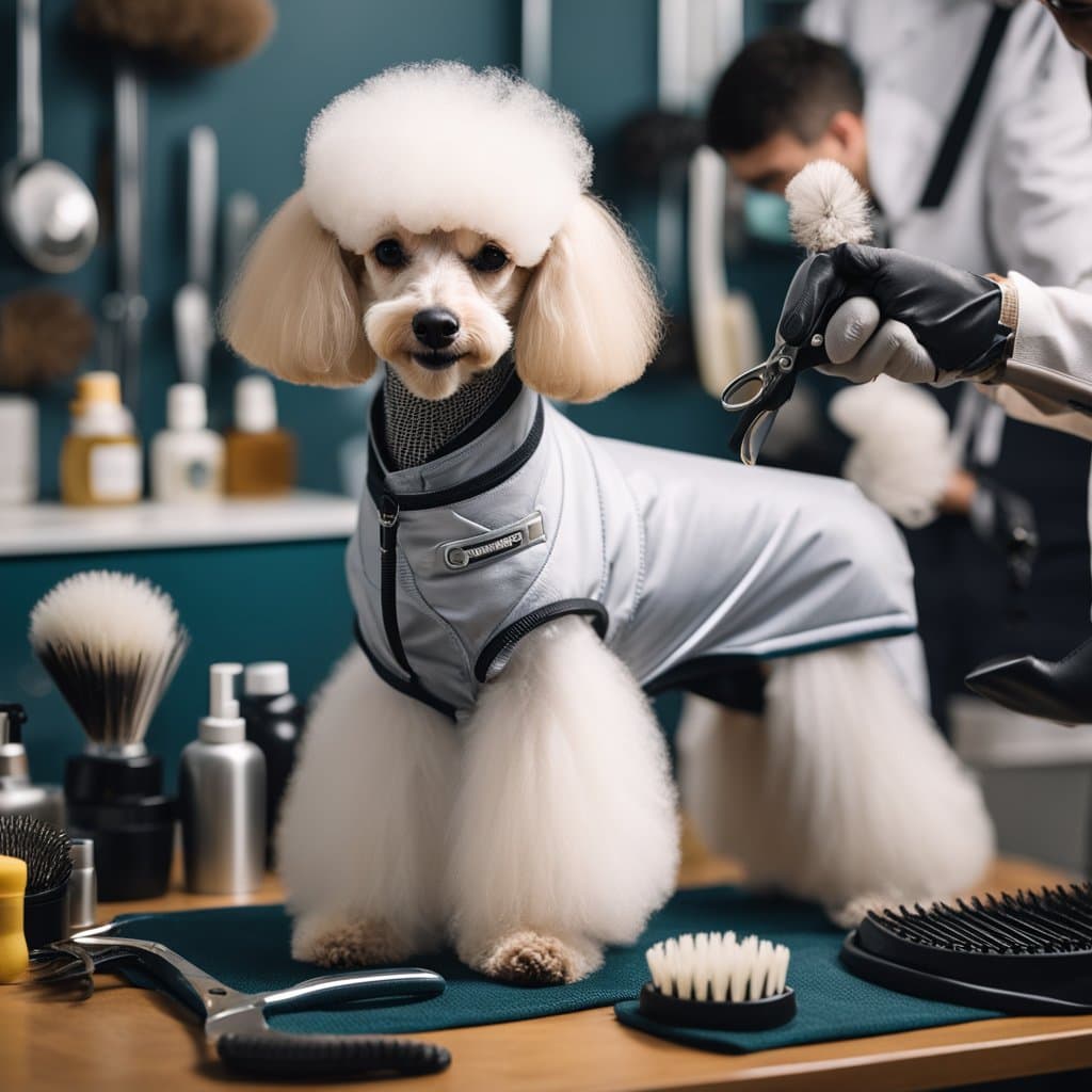 how to groom a poodle at home